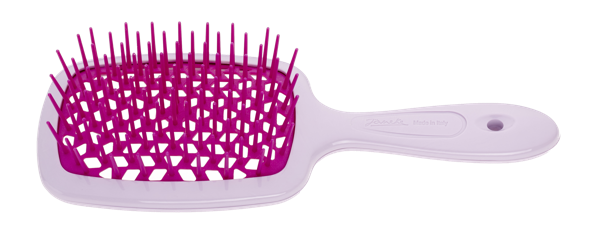 Изображение Расческа для волос пластик Янеке щетка сирень фуксия Джорджио Янеке п/у, 1 шт
