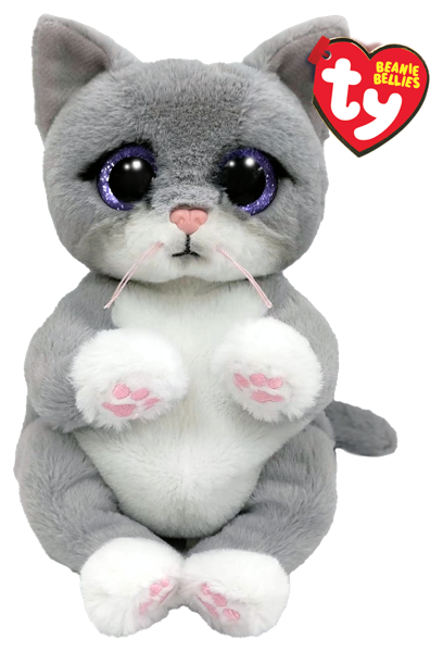 Изображение Мягкая игрушка 15см ТУ бени биллис морган серый котик ТУ Инкорпорейшен , 1 шт