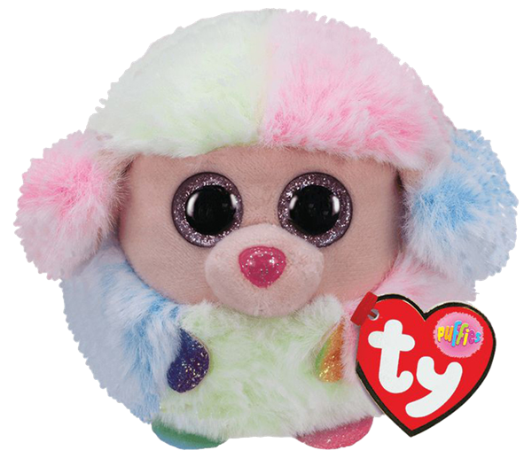 Изображение Мягкая игрушка 10 см ТУ пафф разноцветный пудель рэй ТУ Инкорпорейшен , 1 шт