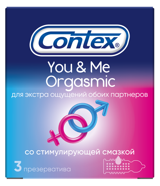 Изображение Презервативы Контекс ю энд ми оргазмик Бенкизер к/у, 3 шт