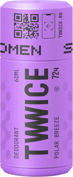 Изображение Антиперспирант шар женский Твайс полярный бриз 72 часа Ловулар Лимитед п/у, 60 мл