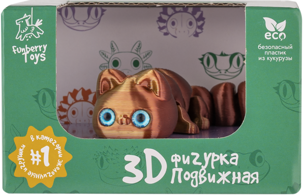 Изображение Фигурка антистресс Фанберри тойз котёнок мяф Фанберри Тойз ООО к/у, 1 шт