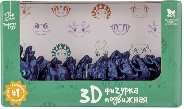 Изображение Фигурка антистресс Фанберри тойз дракон кайда Фанберри Тойз ООО к/у, 1 шт