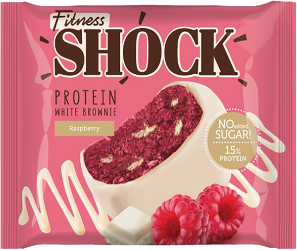 Изображение Пирожное проетиновое Фитнес шок брауни малина Фитнес десерты м/у, 50 г