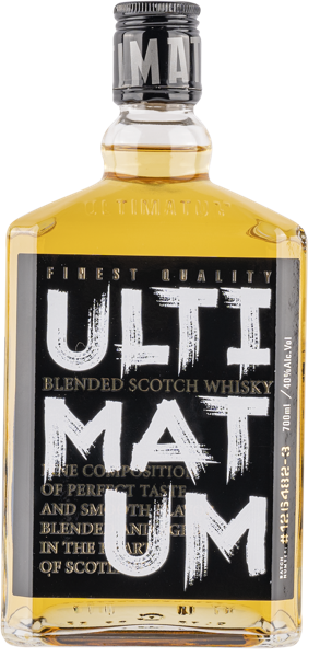 Изображение Виски купажированный Ультиматум 3 года Питейный дом с/б, 0,7 л