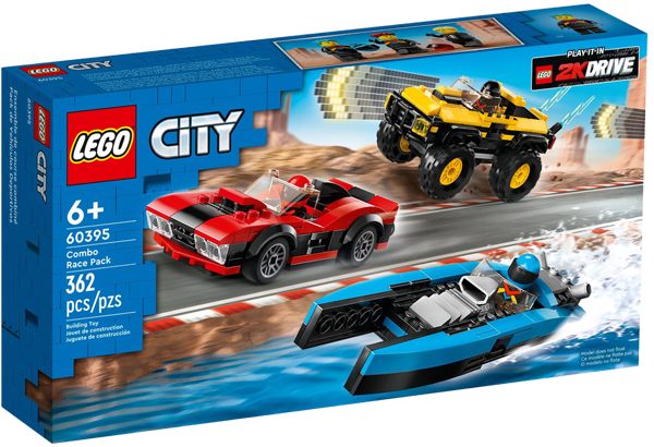 Изображение Конструктор с 6 лет 60395 Лего город комбинир гоночный набор Лего к/у, 1 шт