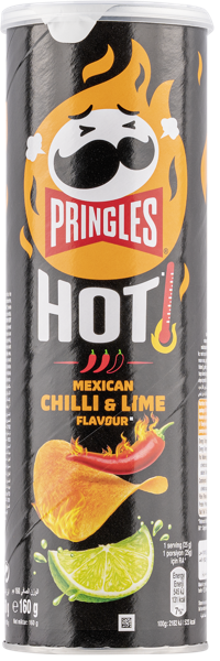 Изображение Чипсы картофельные Принглс мексиканский чили лайм Келлогс кор, 160 г