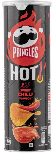 Изображение Чипсы картофельные Принглс Острый сладкий чили Келлогс кор, 160 г
