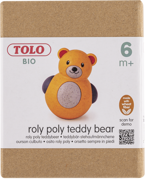 Изображение Игрушка Толо био мишка-неваляшка Толо Макау к/у, 1 шт