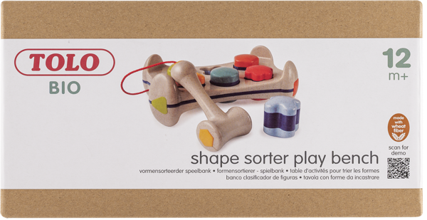 Изображение Игрушка развивающая Толо био сортер скамейка и молоток Толо Макау к/у, 1 шт