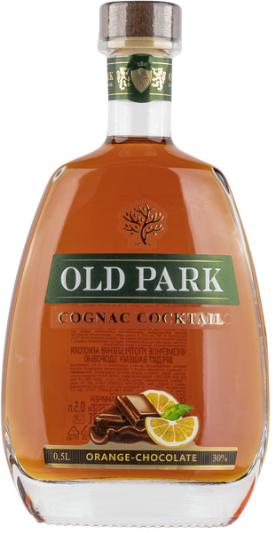 Изображение Коктейль коньячный 30% Олд Парк апельсин шоколад КЛВЗ Кристалл с/б, 0,5 л