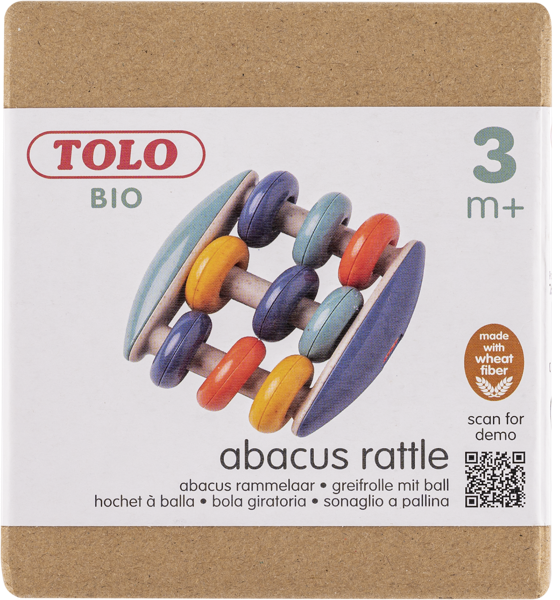 Изображение Погремушка с 3 месяцев Толо био Толо Макау к/у, 1 шт