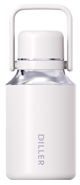 Изображение Термос 1000мл стальной Диллер черный белый Диллер к/у, 1 шт