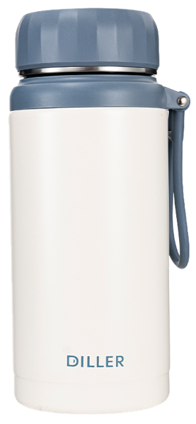 Изображение Термос 1200мл стальной Диллер цветной с ремешком Диллер к/у, 1 шт