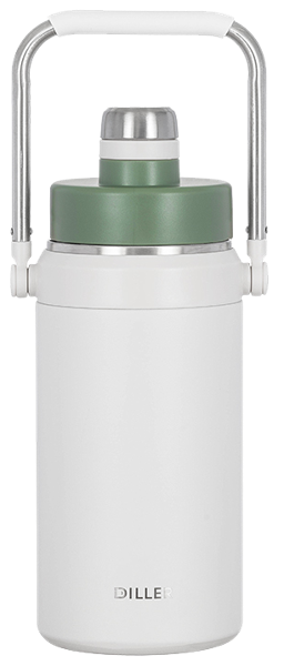 Изображение Термос 1600мл стальной Диллер цветной с ручкой Диллер к/у, 1 шт