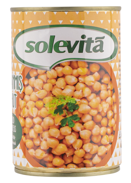 Изображение Нут вареный Солевита Чинар ж/б, 400 г