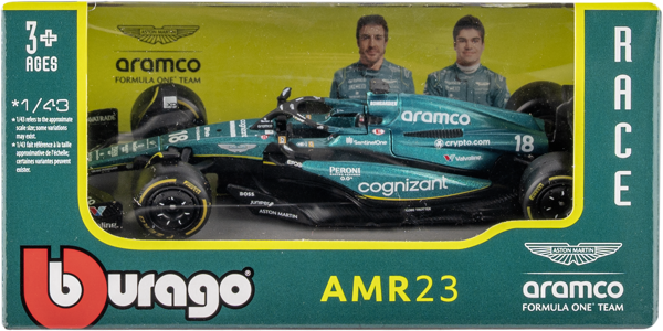 Изображение Машина 1:43 Ббураго формула1 астон мартин amr23 Ббураго к/у, 1 шт