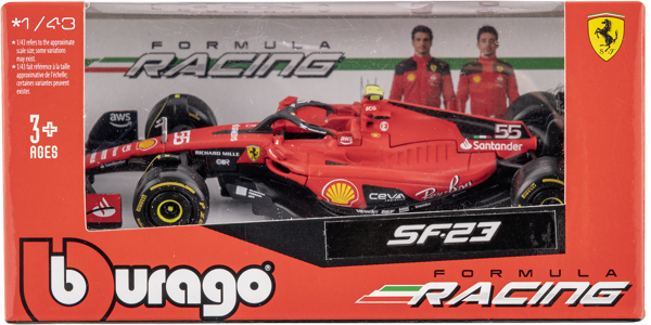 Изображение Машина 1:43 Ббураго феррари карлос сайнс Ббураго к/у, 1 шт