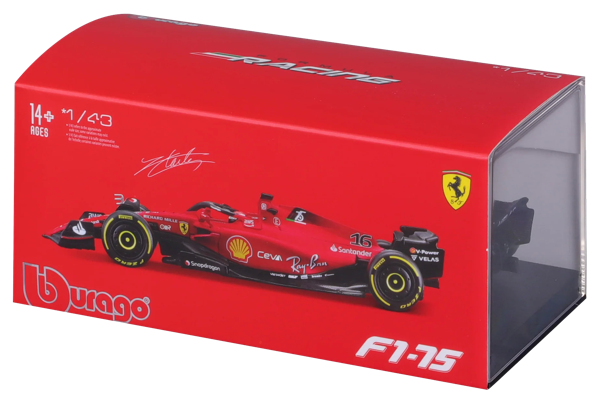 Изображение Машина 1:43 Ббураго феррари чарльз леклер Ббураго к/у, 1 шт