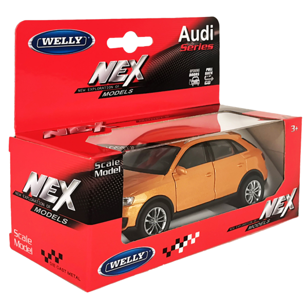Изображение Машина 1:38 Велли ауди q3 Велли Фэктори ЛТД к/у, 1 шт