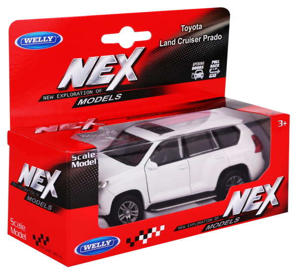 Изображение Машина 1:38 Велли тойота лэнд крузер прадо Велли Фэктори ЛТД к/у, 1 шт