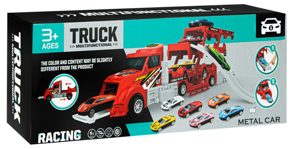 Изображение Машина Рейсинг автовоз на 6 машинок Гуандонг Джаки п/у, 1 шт