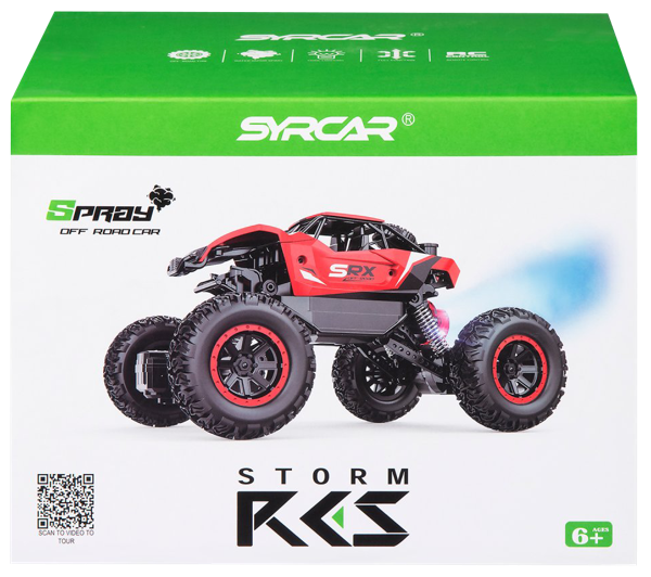 Изображение Машина на р/у Эрсиэс краулер с паром красный Гуандонг Джаки п/у, 1 шт