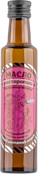 Изображение Масло расторопши Валиса нерафинированное Валиса с/б, 250 мл