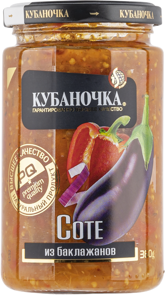 Изображение Соте из баклажанов Кубаночка Гранд Стар с/б, 360 г