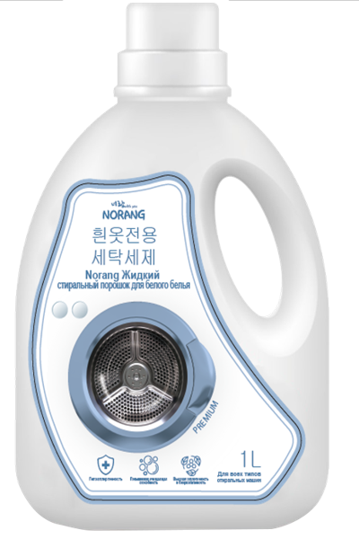 Изображение Средство для стирки жидкое Норанг белое бельё Севон СНС корп п/у, 1 л