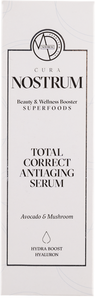 Изображение Сыворотка корректор для лица Кьюра нострум авокадо экстракты грибов Медитераниум к/у, 30 мл