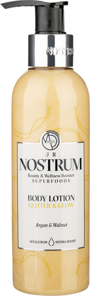 Изображение Лосьон сияющий для тела Кьюра нострум аргановое масло орех Медитераниум п/у, 200 мл