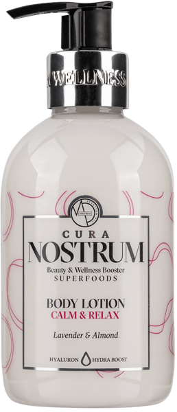 Изображение Лосьон успокаивающ для тела Кьюра нострум лаванда миндаль Медитераниум п/у, 300 мл