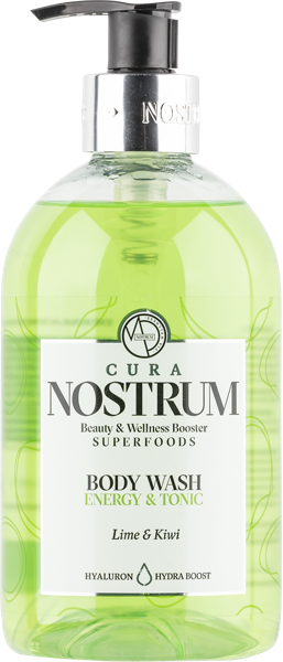 Изображение Гель для душа Кьюра нострум лайм и киви Медитераниум п/у, 500 мл