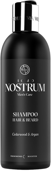 Изображение Шампунь для волос и бороды Хомо нострум кедр и арганоое масло Медитераниум п/у, 330 мл