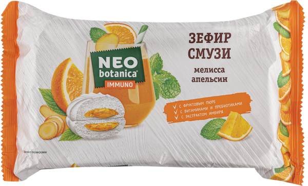 Изображение Зефир Нео Ботаника смузи мелисса апельсин ОК Рот- Фронт м/у, 280 г