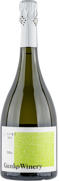 Изображение Вино игристое белое брют Гунько ЗГУ блан де блан ГунькоВВ с/б, 0,75 л