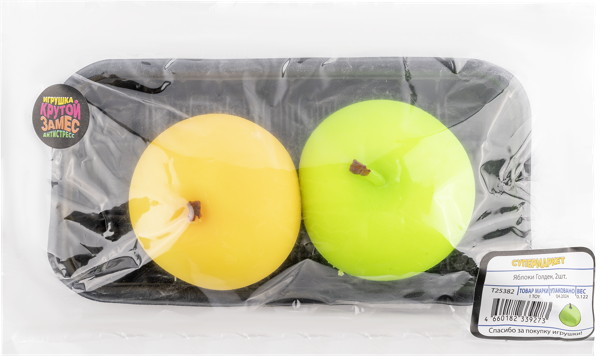 Изображение Игрушка антистресс 1Той крутой замес яблоко голден 1Той м/у, 1 шт