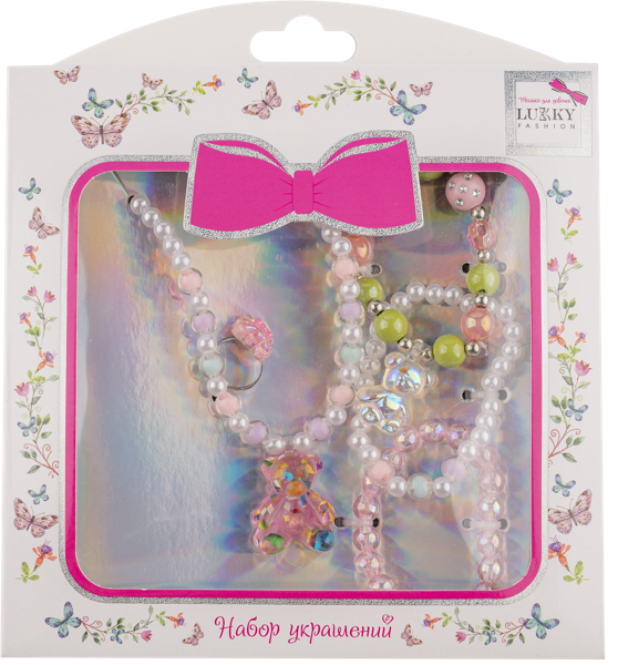 Изображение Набор украшений Лакки фэшн браслеты, кольцо, бусы Лакки к/у, 1 шт