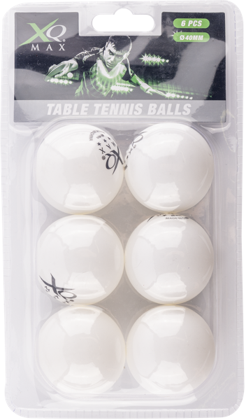 Изображение Мяч белый Купман настольный теннис Купман Интернэшнл м/у, 6 шт