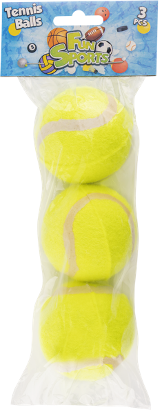 Изображение Мяч 6 см Купман большой теннис Купман Интернэшнл м/у, 3 шт