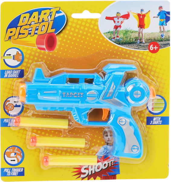 Изображение Пистолет 15 см Купман с дротиками Купман Интернэшнл п/у, 1 шт