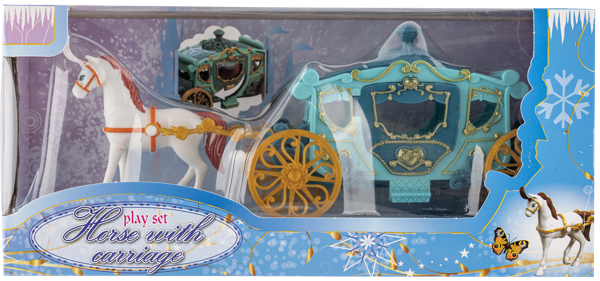 Изображение Игрушка Купман лошадка с коляской Купман Интернэшнл к/у, 1 шт