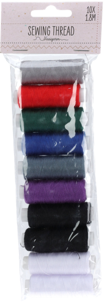 Изображение Набор для шитья Купман нитки 10 цветов Купман Интернэшнл м/у, 1 упак