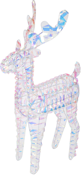 Изображение Светильник 60см на батарейках Купман олень разноцветный Купман Интернэшнл , 1 шт