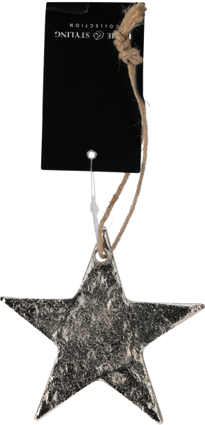 Изображение Елочное украшение 6см металл Купман новогодняя фигурка серебр Купман Интернэшнл , 1 шт