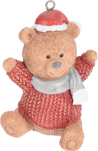 Изображение Подвеска 7см полистоун Купман мишка лошадка Купман Интернэшнл , 1 шт