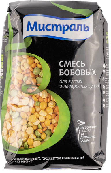 Изображение Смесь круп для супа Мистраль бобовые Мистраль Трейдинг м/у, 500 г