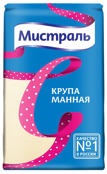 Изображение Крупа манная Мистраль Мистраль Трейдинг м/у, 800 г