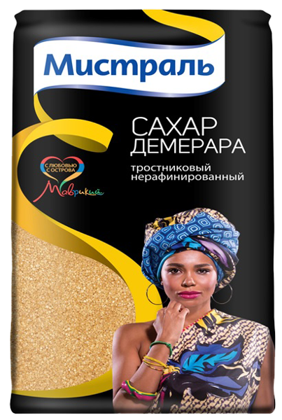 Изображение Сахар песок тростниковый Мистраль демерара Мистраль Трейдинг м/у, 500 г